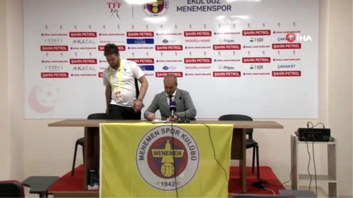 Menemenspor - Büyükşehir Belediye Erzurumspor maçının ardından