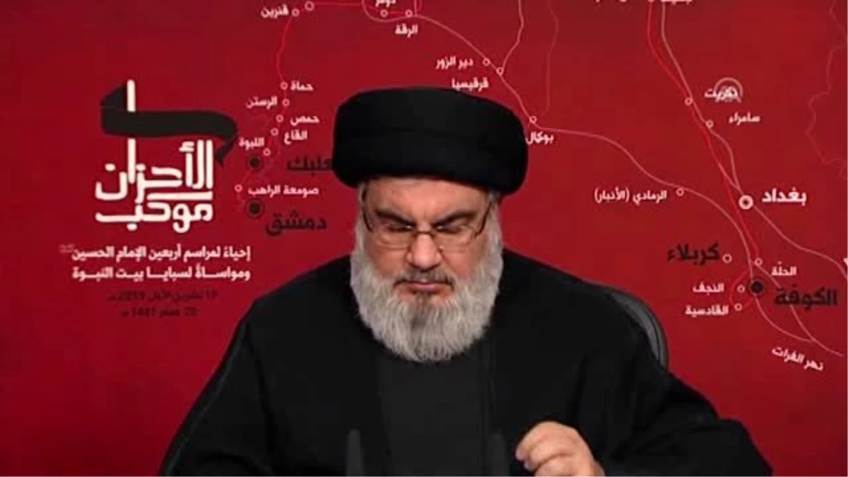 Nasrallah: Lübnan\'da "WhatsApp vergisi bardağı taşıran son damla oldu" (2)