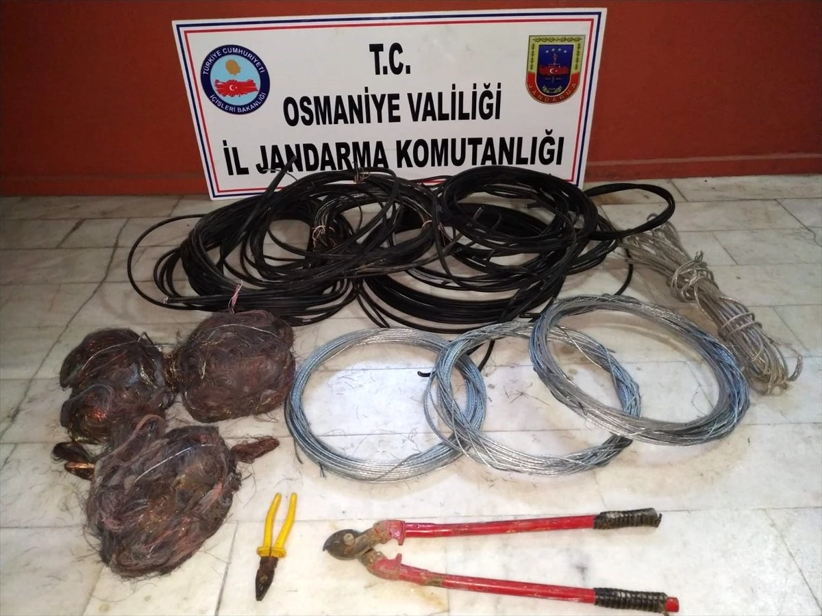 Osmaniye\'de kablo hırsızlığı