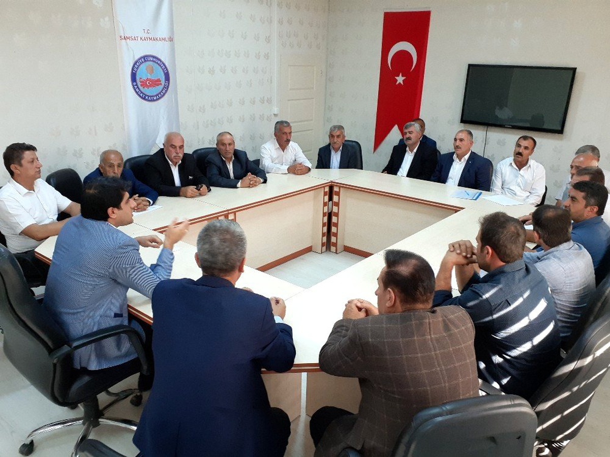 Samsat\'ta Muhtarlar Günü kutlandı