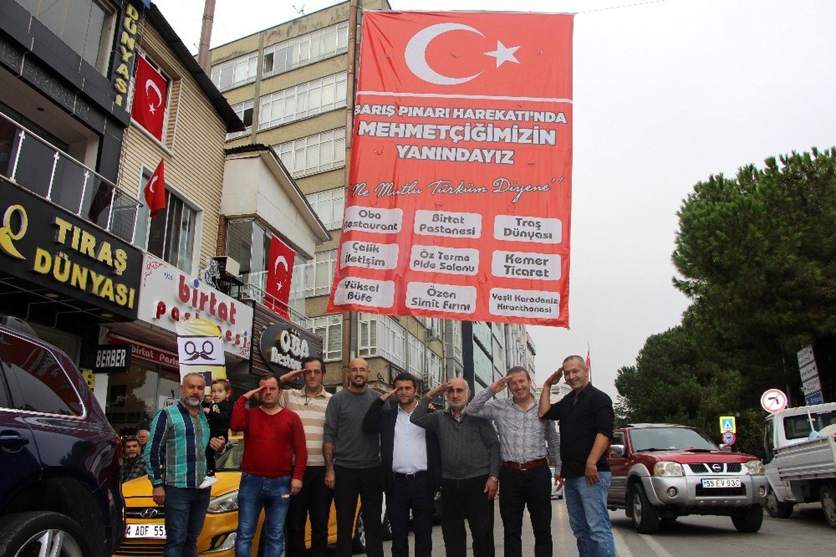 Samsun esnafı Mehmetçik\'in yanında