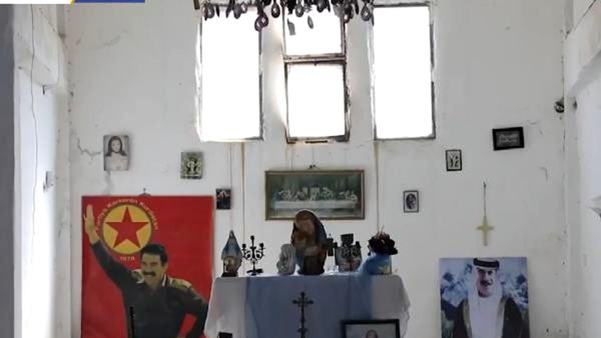 Tel Abyad\'da kilisenin karargâh olarak kullanıldığı ortaya çıktı