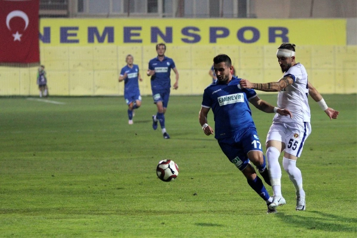 TFF 1. Lig: Ekol Göz Menemenspor: 0 - Büyükşehir Belediye Erzurumspor: 0