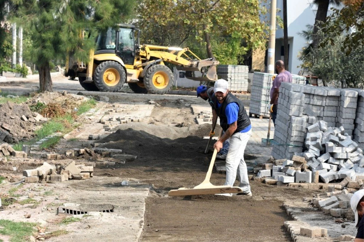 Yeni Şakran\'da yol düzenleme mesaisi