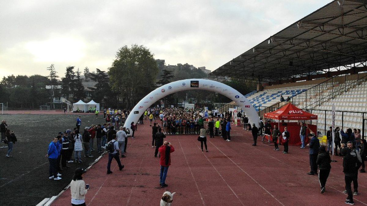 Boğaz manzaralı 2. MARMARUN Koşusu havadan görüntülendi