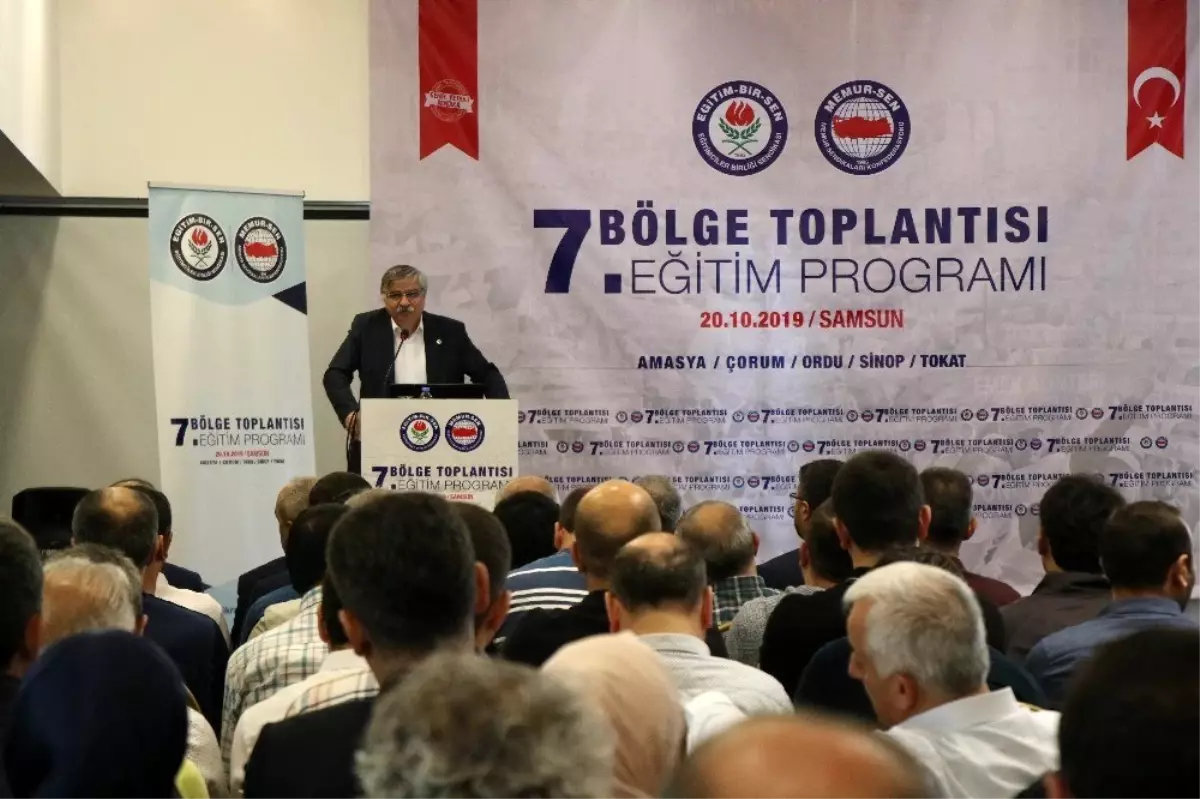 Eğitim Bir Sen 7. Bölge Toplantısı Samsun\'da başladı