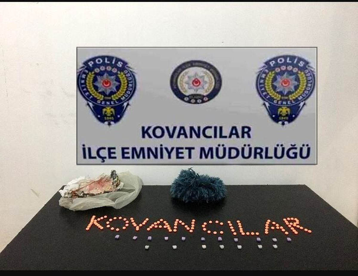 Elazığ\'da uyuşturucu operasyonu: 2 gözaltı