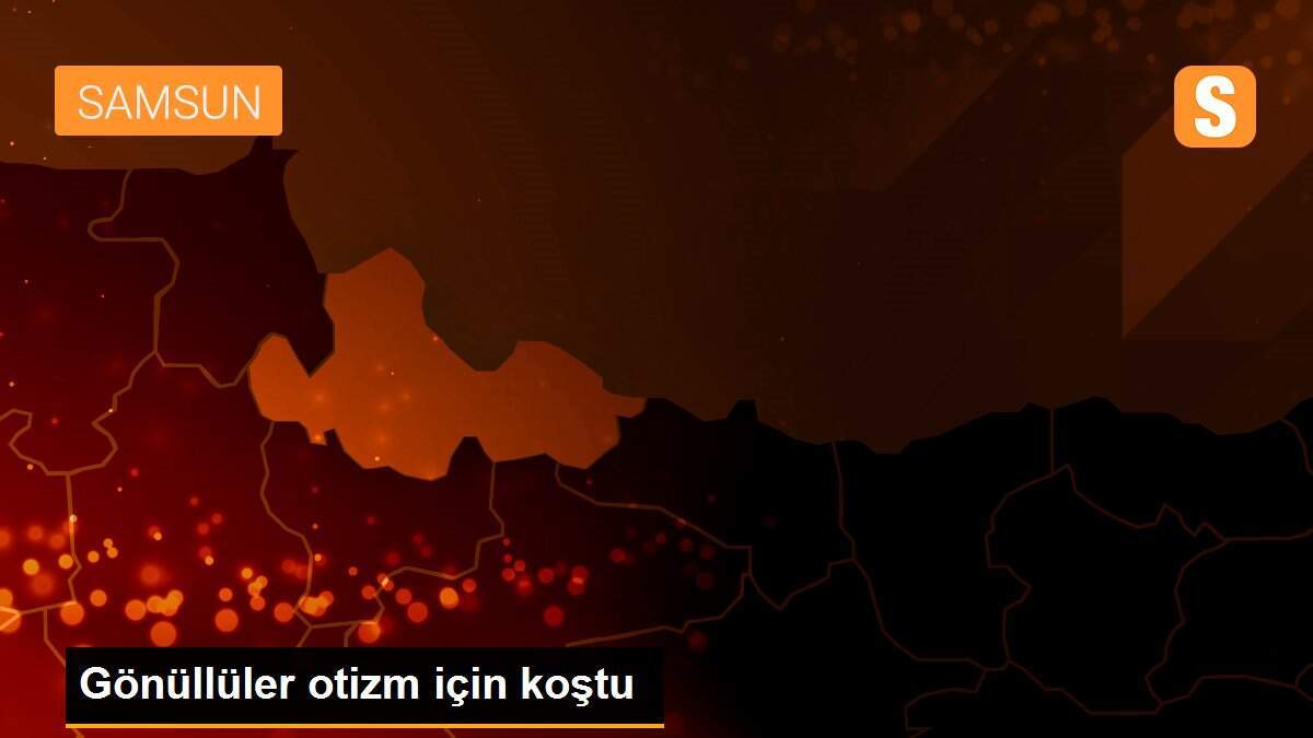 Gönüllüler otizm için koştu