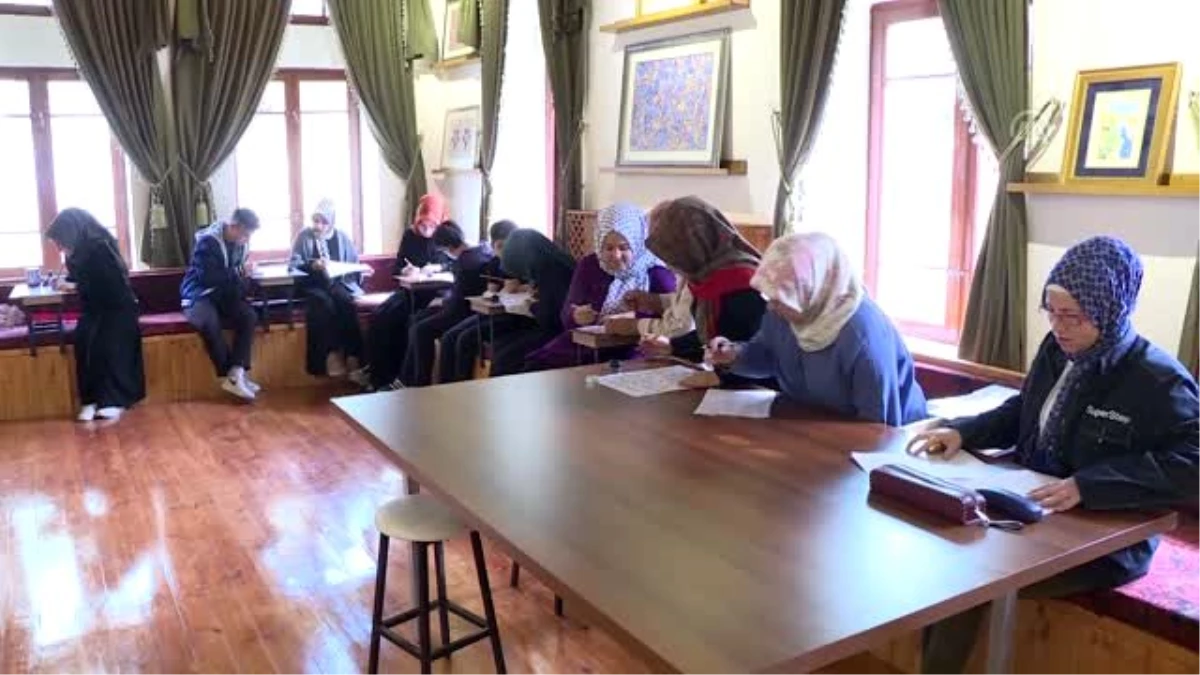 Klasik Türk İslam sanat dalları kurslarda yaşatılacak (1)