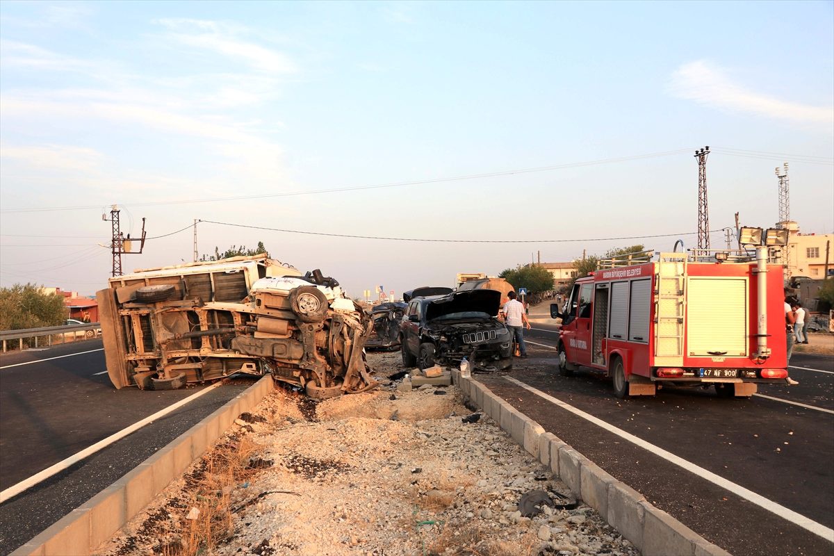 Mardin\'de Başsavcı ve Adalet Komisyonu Başkanı trafik kazasında yaralandı