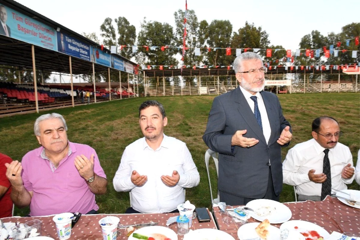 Aksu protokolü ile sporcular kaynaştı