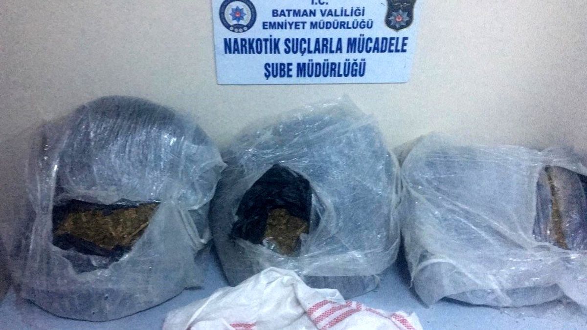 Batman\'da 27 kilo 500 gram uyuşturucu madde ele geçirildi