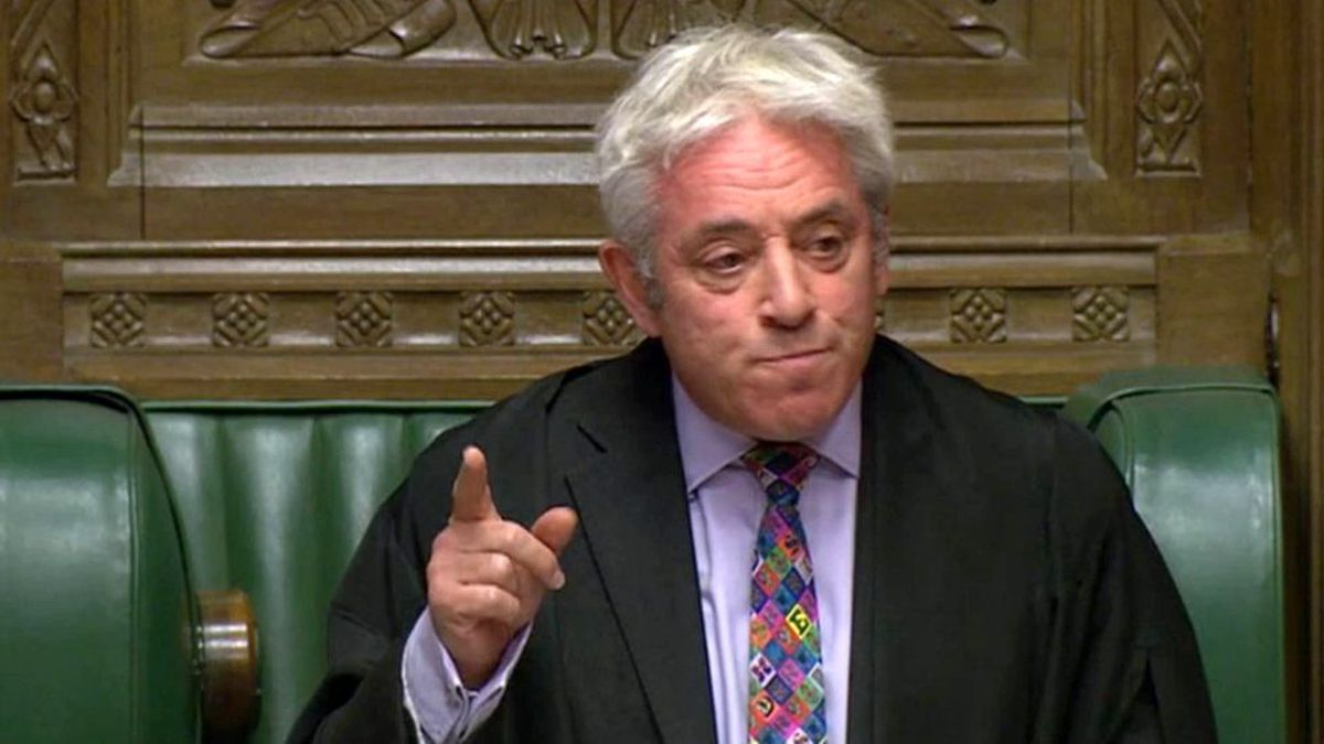 #SONDAKİKA İngiltere\'de Avam Kamarası Başkanı Bercow, Brexit oylamasına izin vermedi