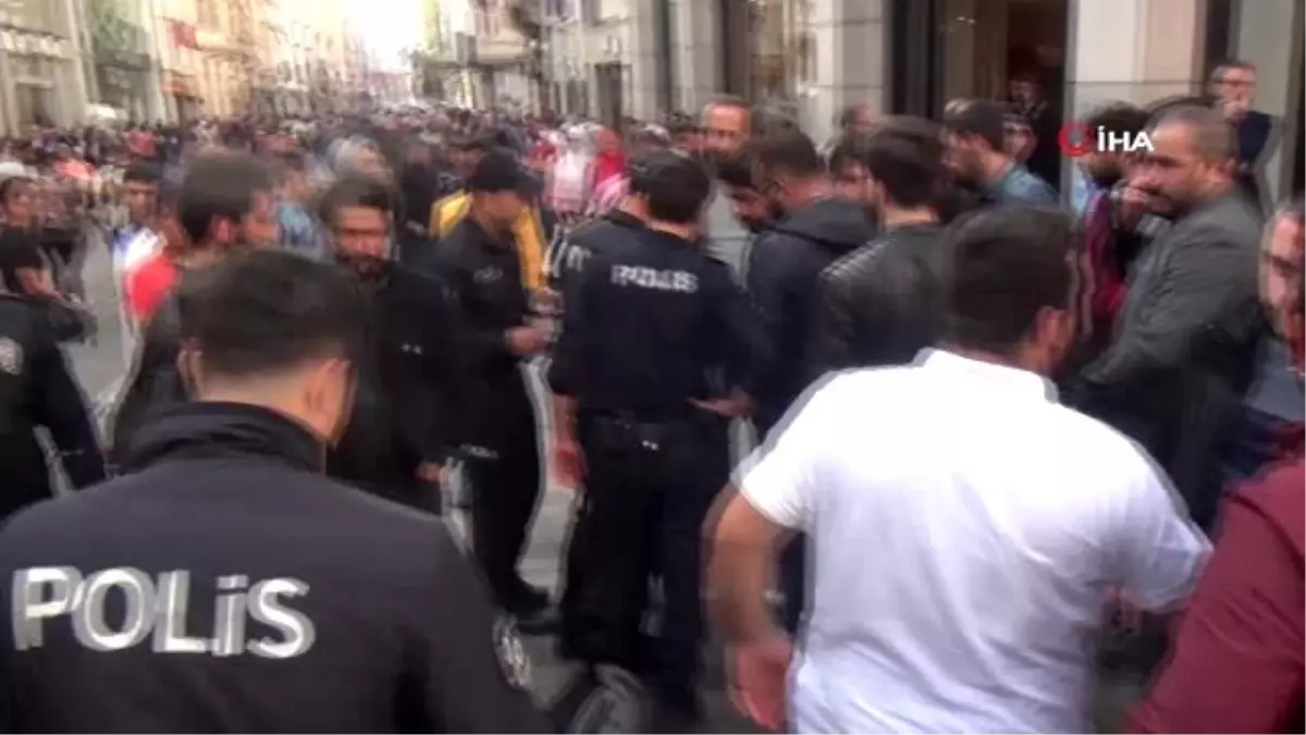 İstiklal Caddesi\'nde şüpheli şahıs paniği