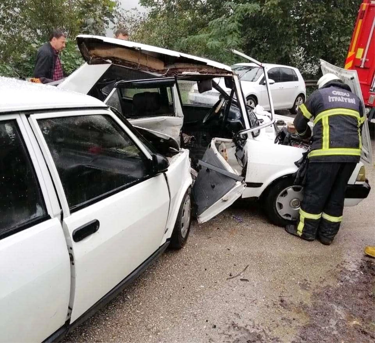 Ordu\'da trafik kazası: 1 ölü, 2 yaralı