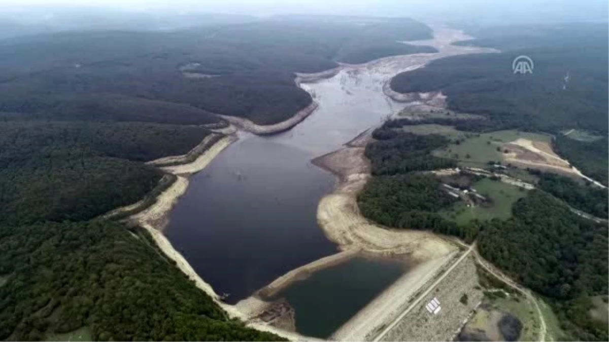 Pabuçdere ve Kazandere barajlarındaki su seviyesi - Drone