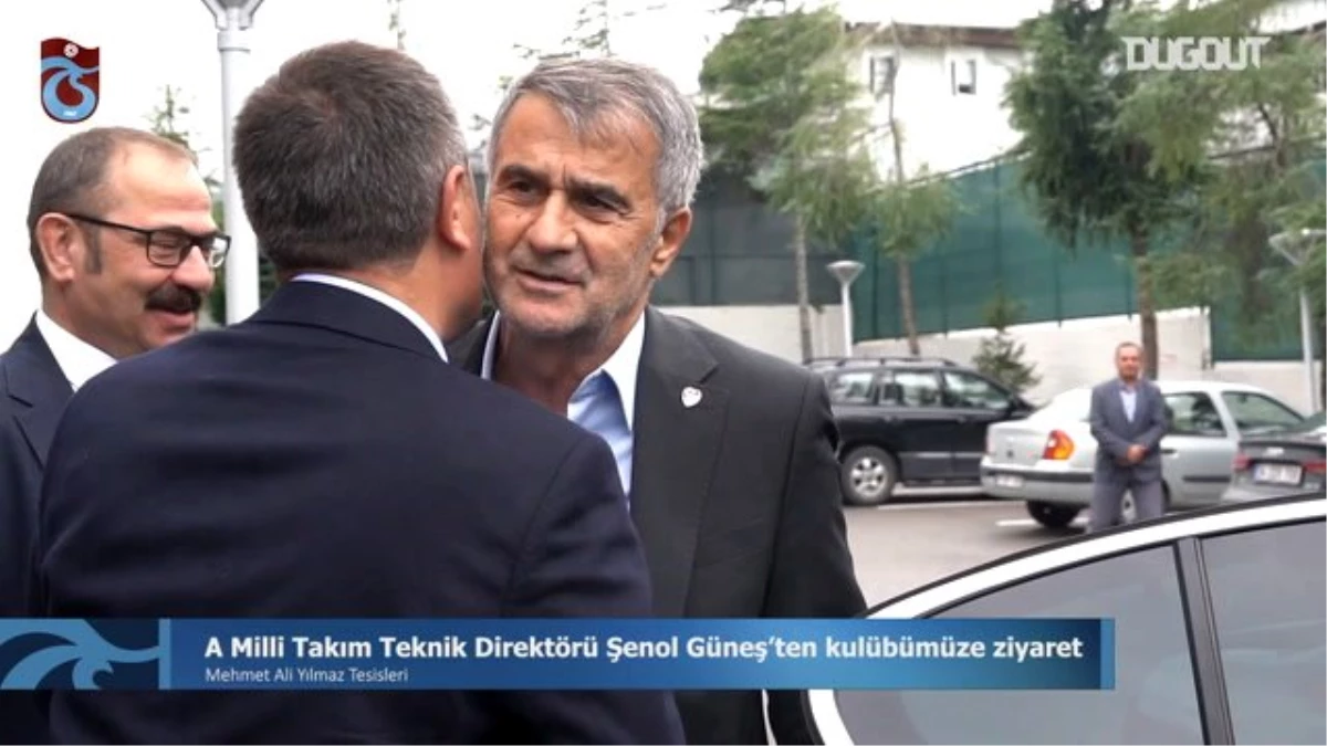 A Milli Takım Teknik Direktörü Şenol Güneş Trabzonspor’u ziyaret etti