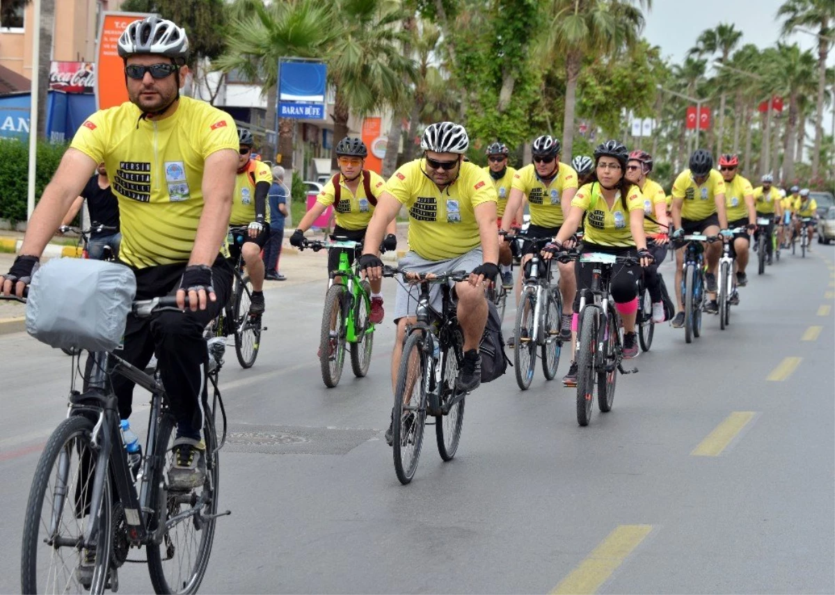 Bisikletliler Mersin\'de 135 kilometre pedal çevirecek
