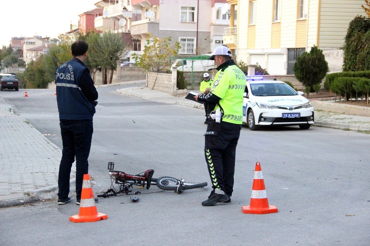 Hafif ticari aracın çarptığı bisikletli çocuk ağır yaralandı