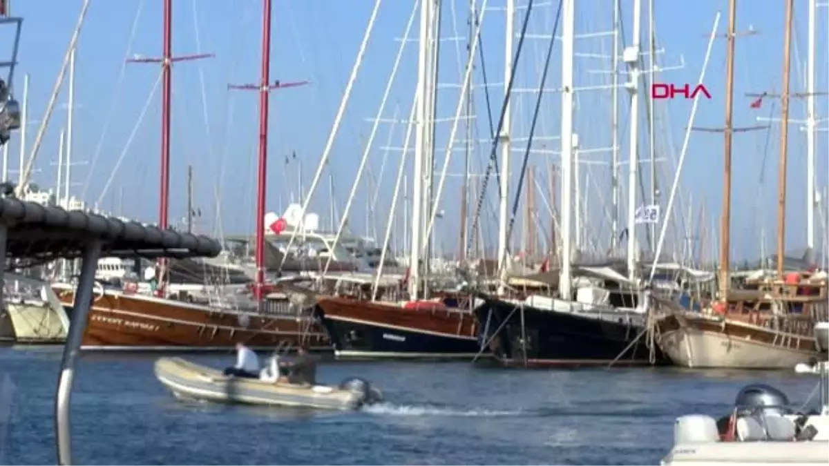 Muğla the bodrum cup\'tan çok renkli start