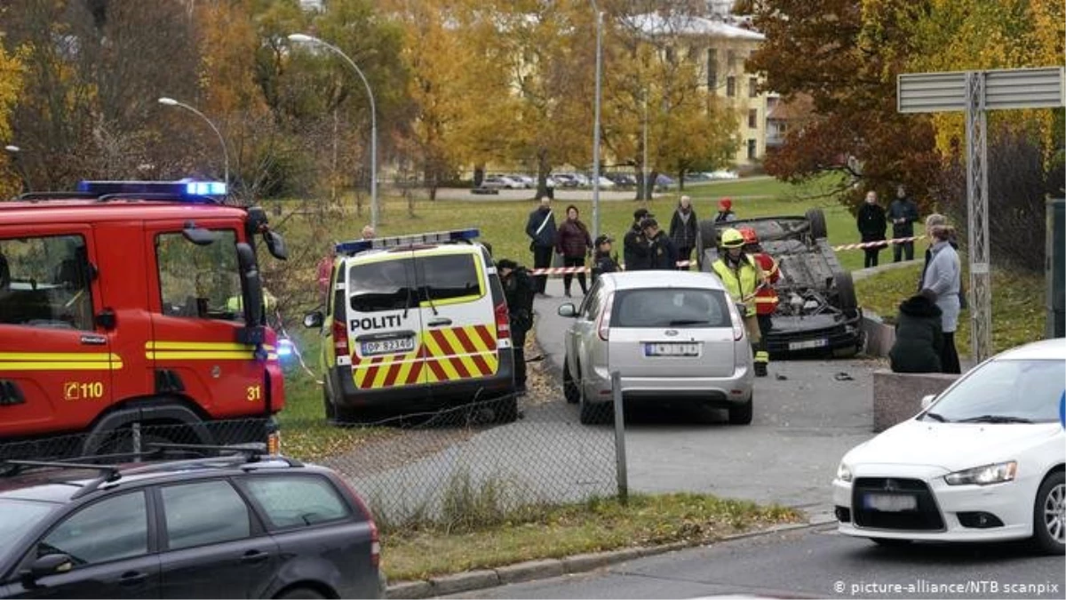 Oslo\'da silahlı şüpheli ambulans kaçırdı