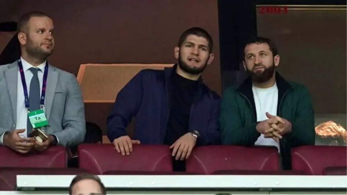 TT Stadı\'nda sürpriz isim! Khabib Nurmagomedov