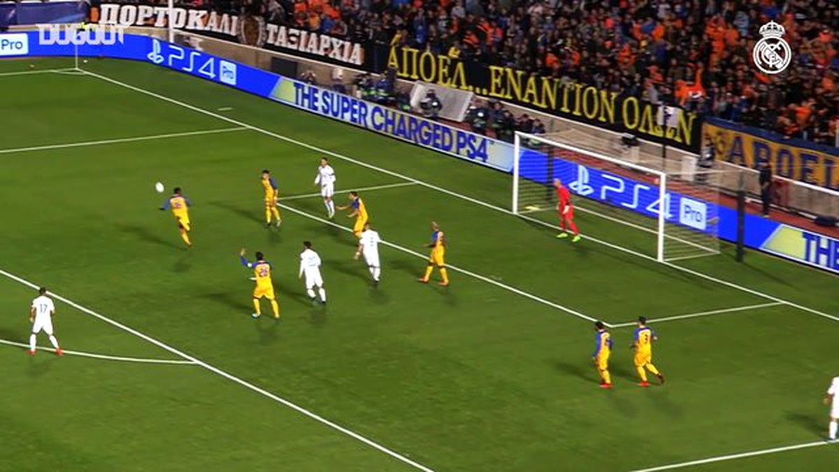Modric\'in Apoel Nicosia\'ya Attığı Gol