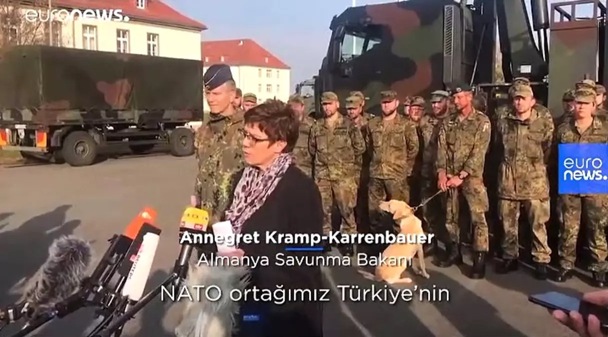 Alman Savunma Bakanı Annegret Kramp-Karrenbauer: Türkiye bir bölgeyi \'ilhak etti\'