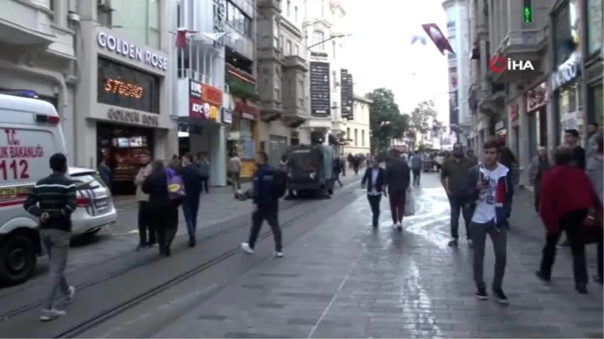 İstiklal Caddesi\'nde ceset şoku