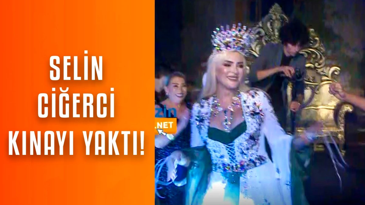 Selin Ciğerci\'nin beklenen kına gecesi gerçekleşti! Ünlü akını oldu!