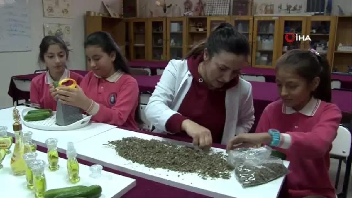 Sivaslı öğrenciler salatalıktan koku üretti