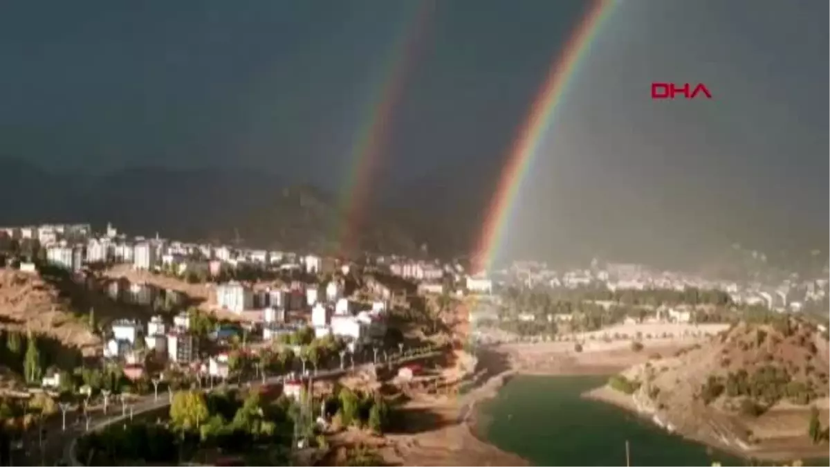 Tunceli, gökkuşağıyla renklendi