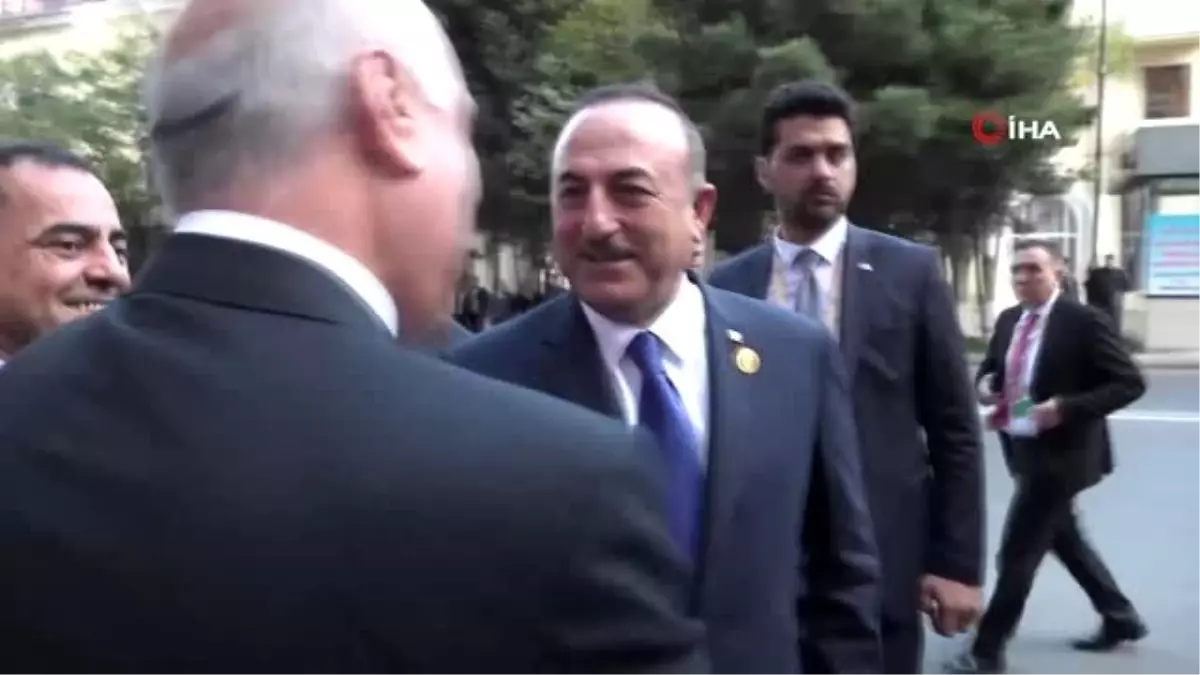 Bakan Çavuşoğlu, Azerbaycan Ziraat Bankası Sumgayıt Şubesinin açılış törenine katıldı