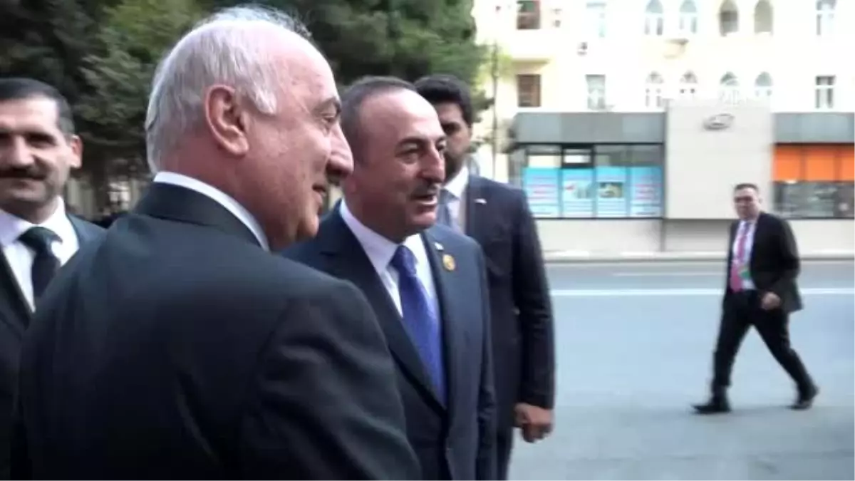 Dışişleri Bakanı Çavuşoğlu, Azerbaycan\'da Ziraat Bankası şubesi açılışına katıldı