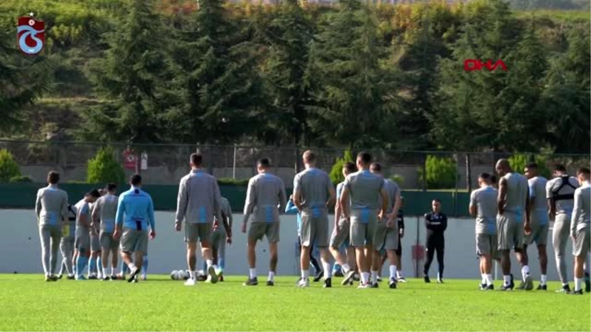 Spor trabzonspor\'da başakşehir maçı hazırlıkları başladı