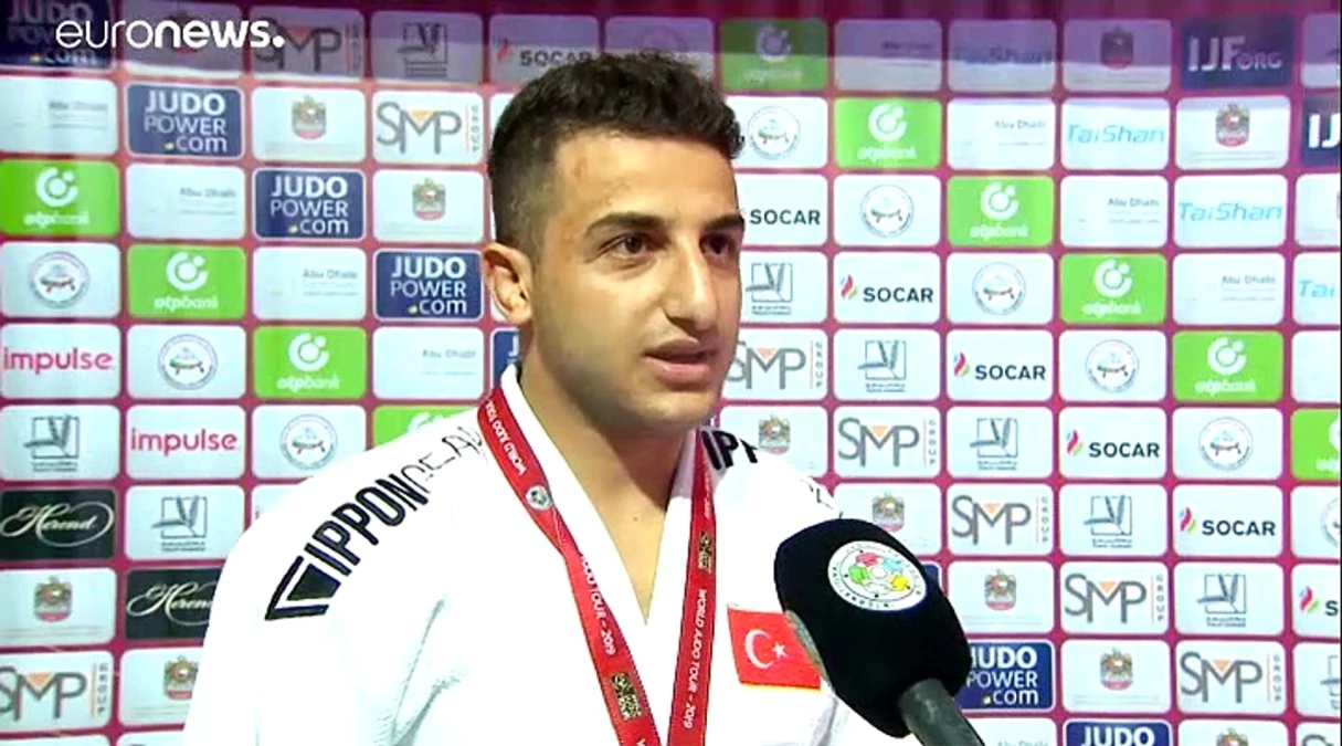 Abu Dhabi Judo Grand Slam\'da Bilal Çiloğlu Türkiye\'ye altın madalya sevinci yaşattı
