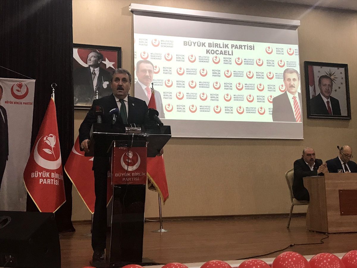 BBP Genel Başkanı Destici Kocaeli\'de Açıklaması