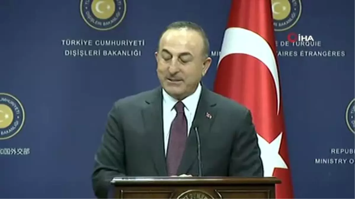 Dışişleri Bakanı Çavuşoğlu: "BM\'nin duyurduğu rakamı paylaşmak istiyorum; Barış Pınarı Harekatı...