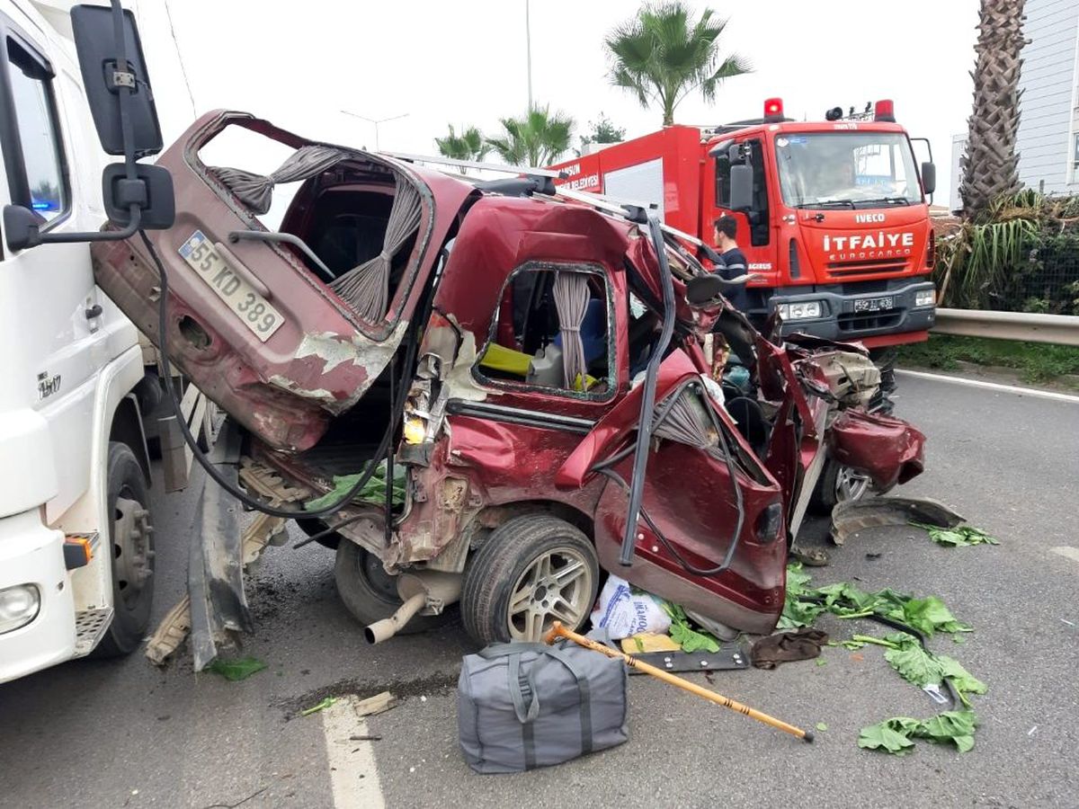 Samsun\'da trafik kazası: 7 yaralı