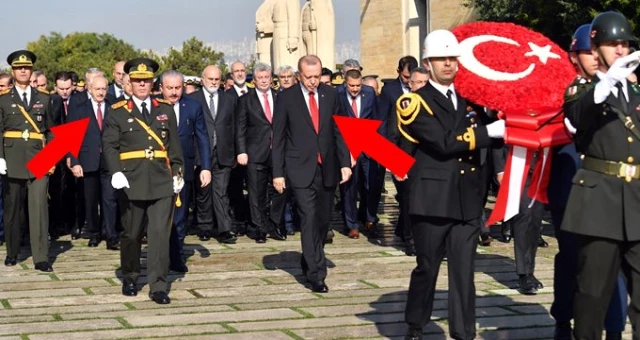 Cumhurbaşkanı Erdoğan, Anıtkabir'de CHP heyeti ile tokalaşmadı