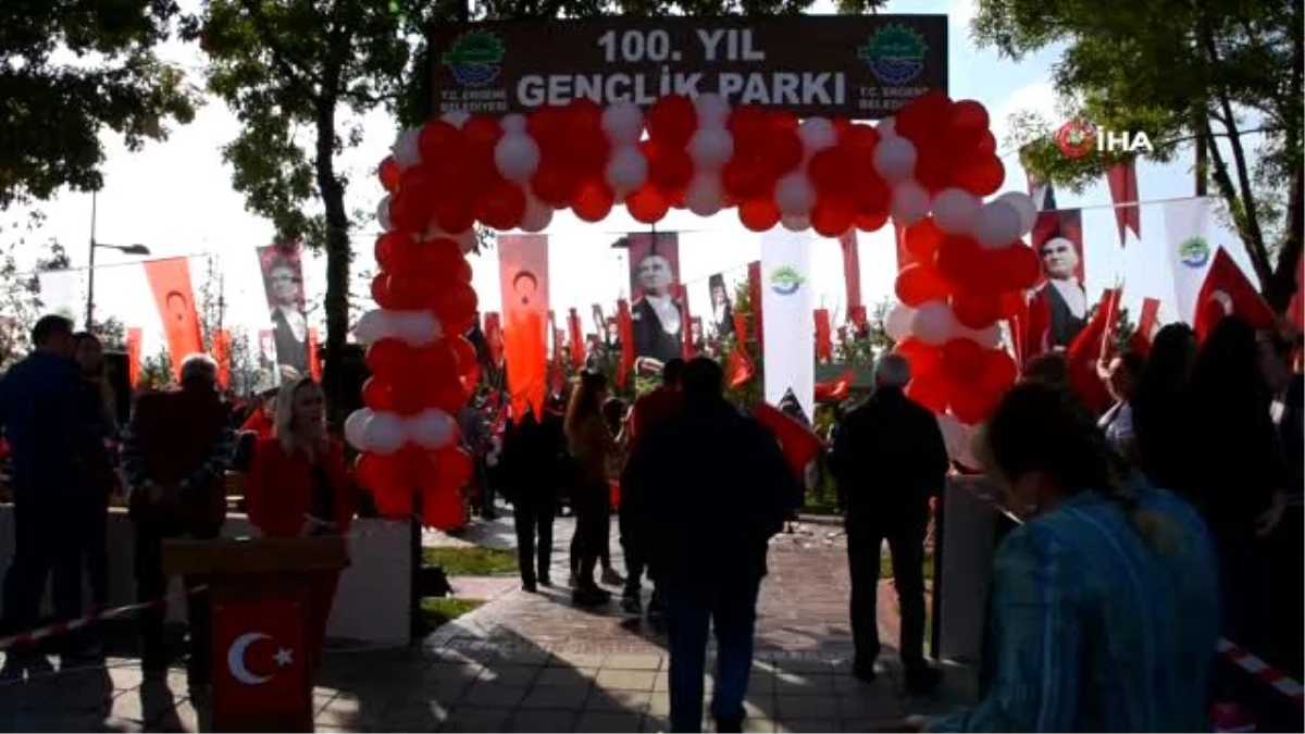 Ergene 100. Yıl Parkı açıldı