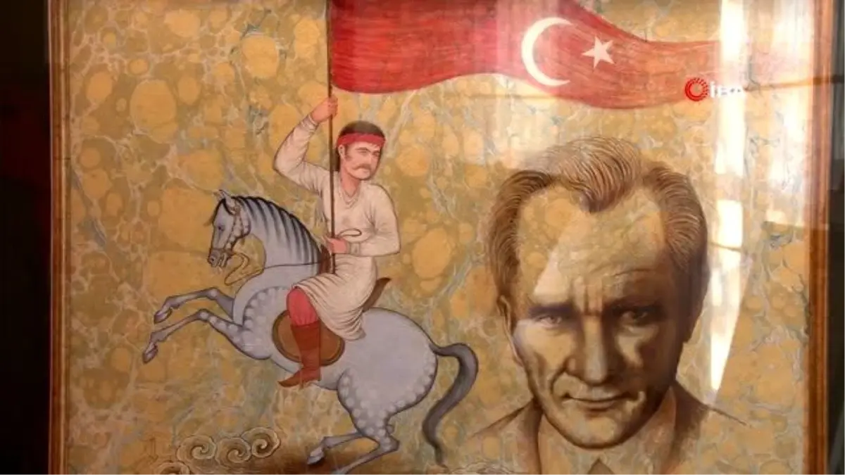 İranlı sanatçı çiftten Atatürk tablosu