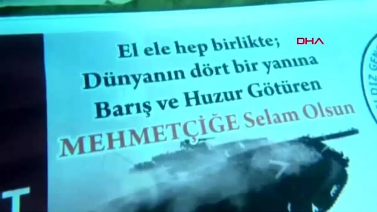 Osmaniye su altından mehmetçiğe selam