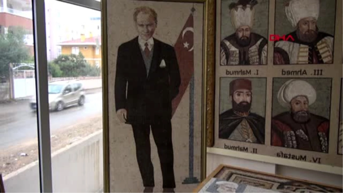 Suriyeli ressam, yaptığı portreleri erdoğan\'a hediye etmek istiyor