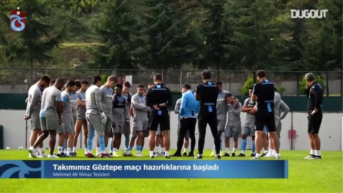 Trabzonspor\'da Göztepe maçı hazırlıkları başladı