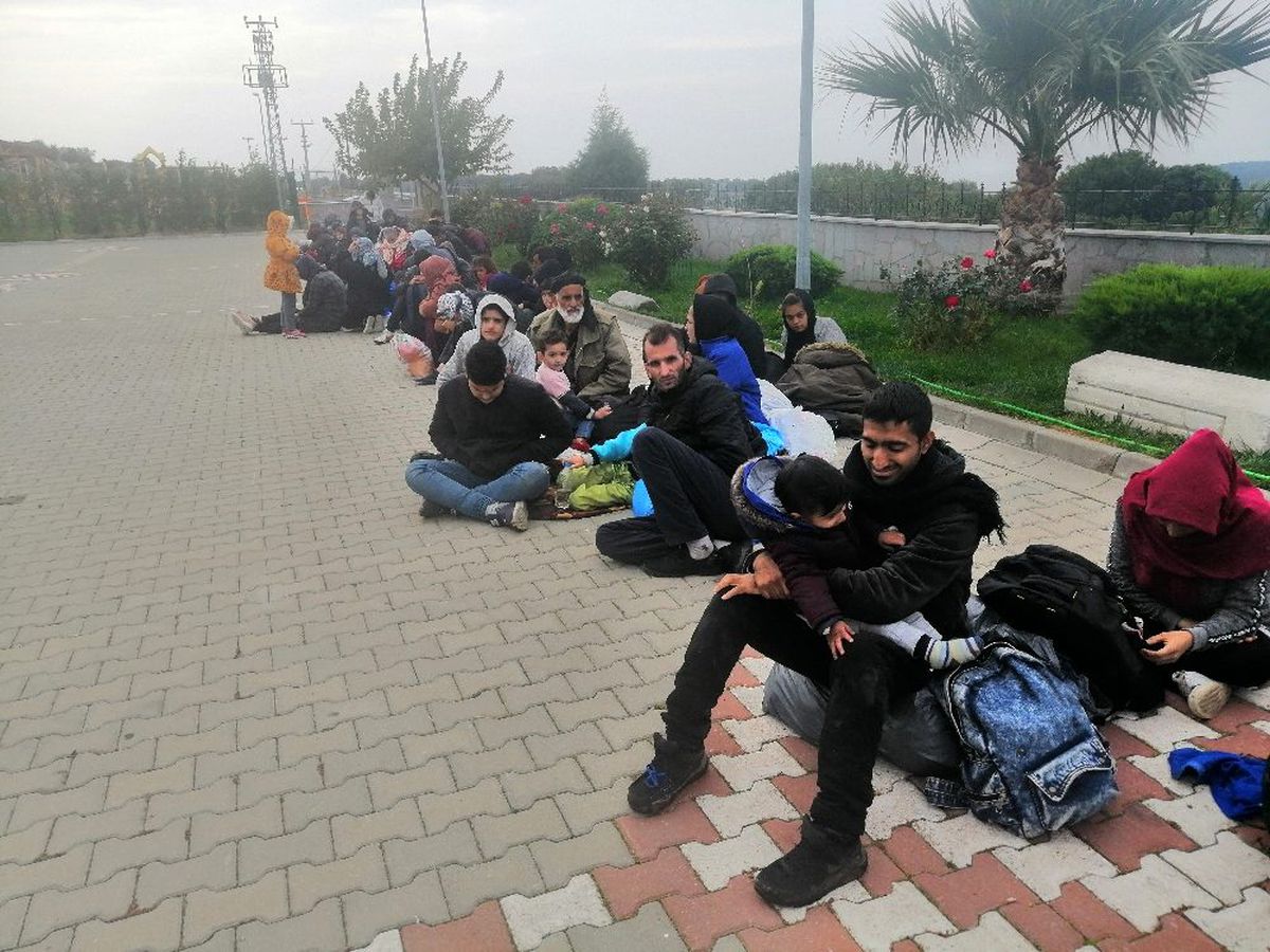 Çanakkale\'de 165 mülteci yakalandı