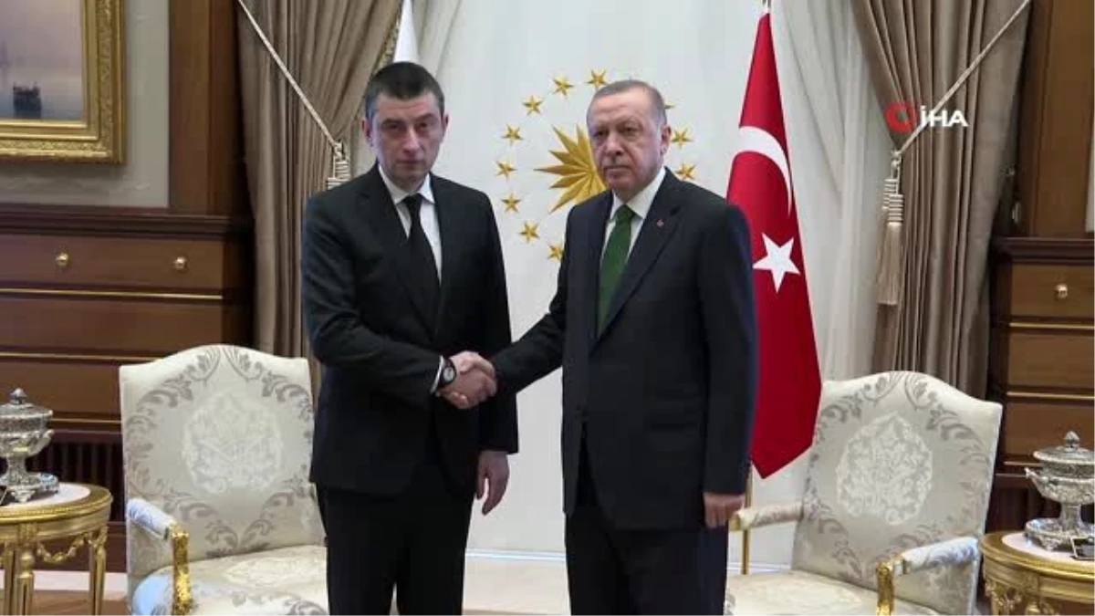 Cumhurbaşkanı Erdoğan, Gürcistan Başbakanı Giorgi Gakharia ile görüştü