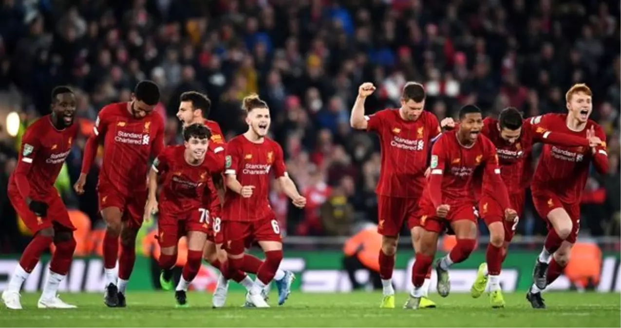 Liverpool normal süresi 5-5 berabere biten maçta penaltılarla Arsenal\'i devirdi