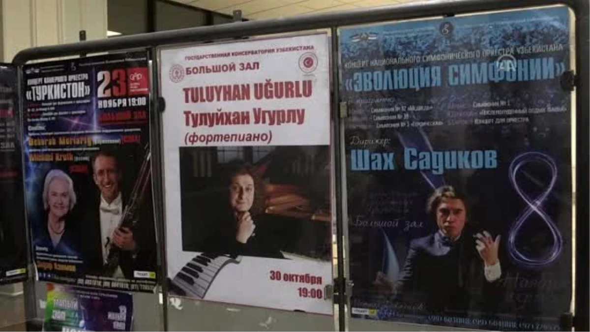 Piyanist Tuluyhan Uğurlu Özbekistan\'da konser verdi