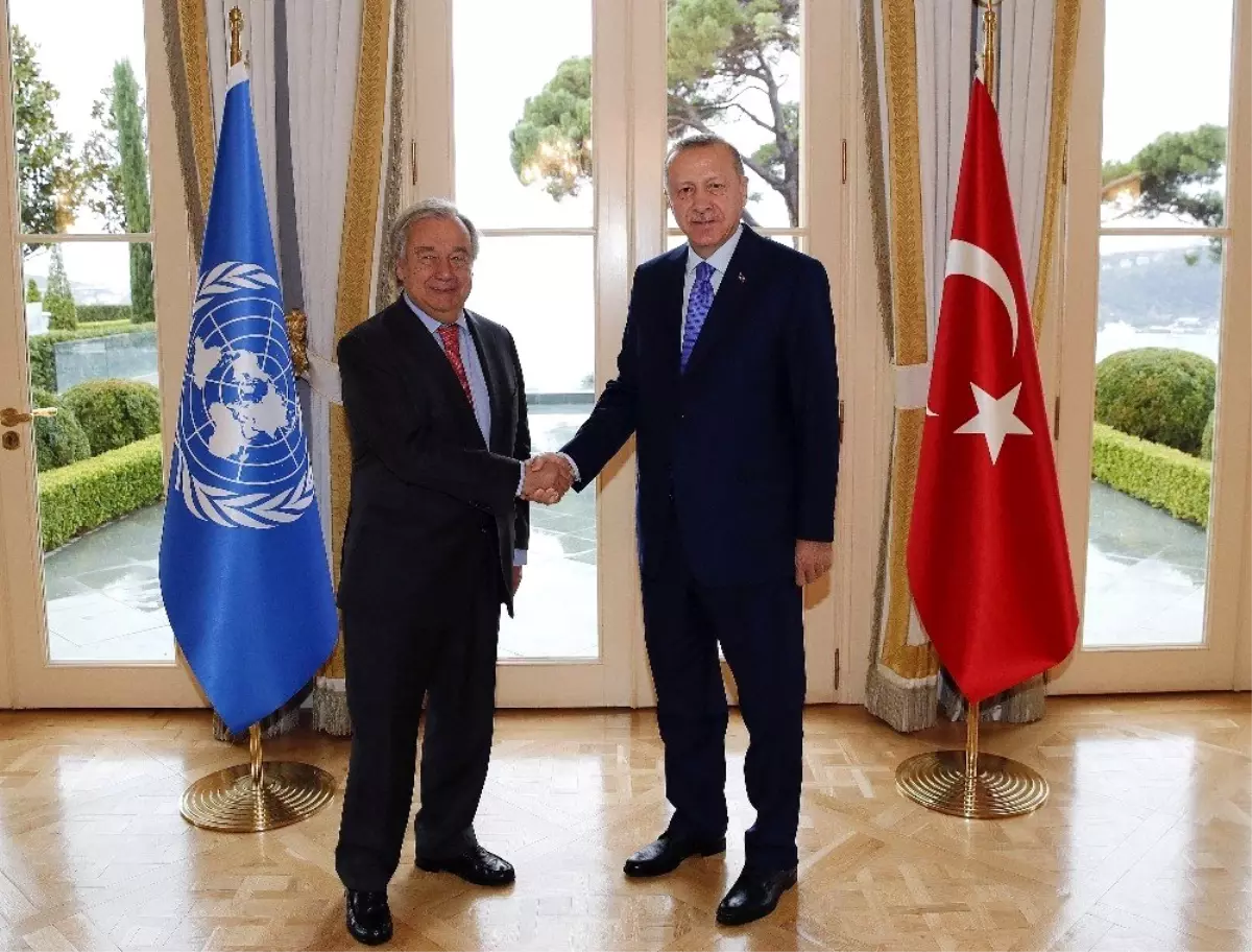 Cumhurbaşkanı Erdoğan, BM Genel Sekreteri Guterres\'i kabul etti